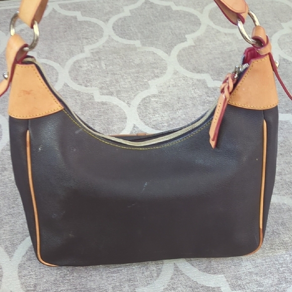 Dooney & Bourke Black and Tan Women's Bag - Picture 4 of 8
